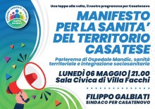 manifesto per la sanità del territorio casatese