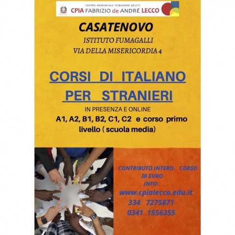 corsi italiano per stranieri
