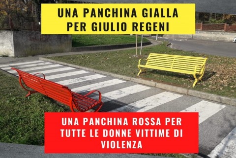 panchine gialla e rossa