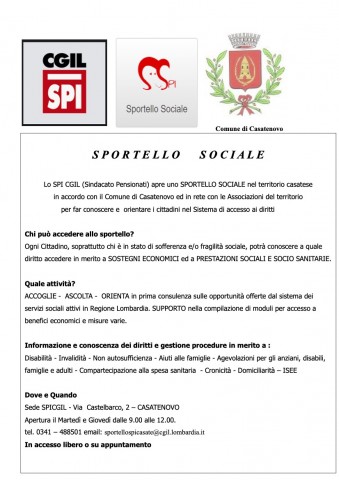 sportello sociale