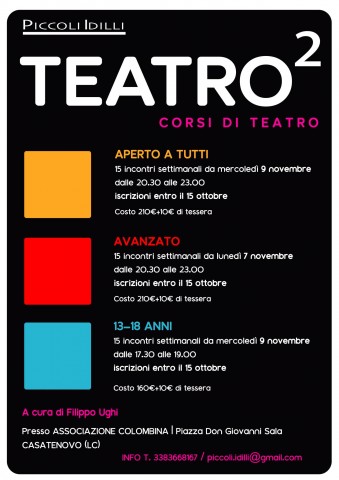 piccoli idilli corsi di teatro