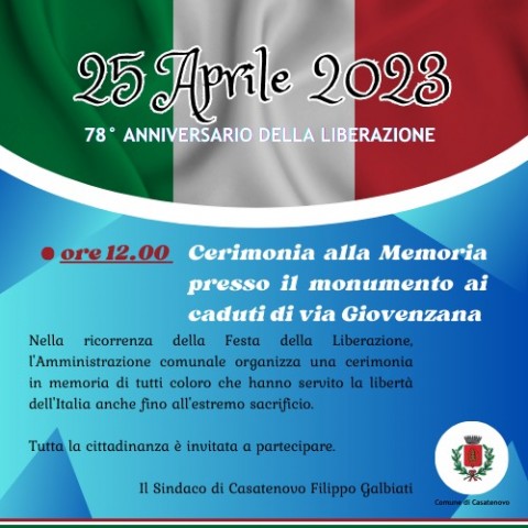 25 APRILE 2023