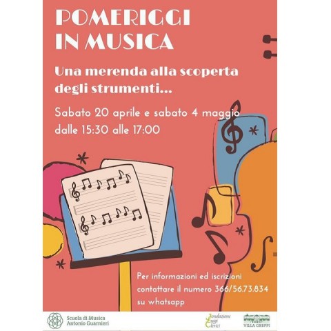 pomeriggi in musica