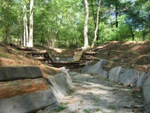 Lavori di sistemazione idrogeologica a Campofiorenzo