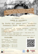 apertura archivio comunale